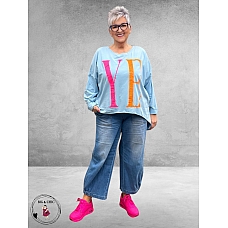 Frenzi Shirt YEAH Blauw